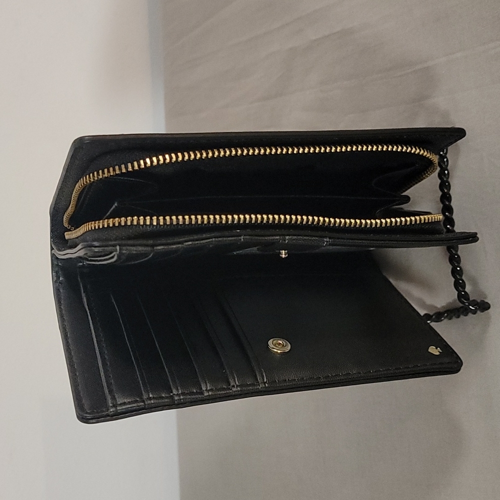 NEW Kate Spade Med Bifold Wallet Black WLRU5440 - Picture 4 of 8